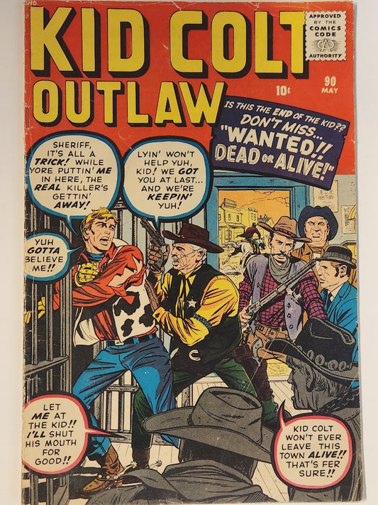 Kid Colt Outlaw #90 - FN