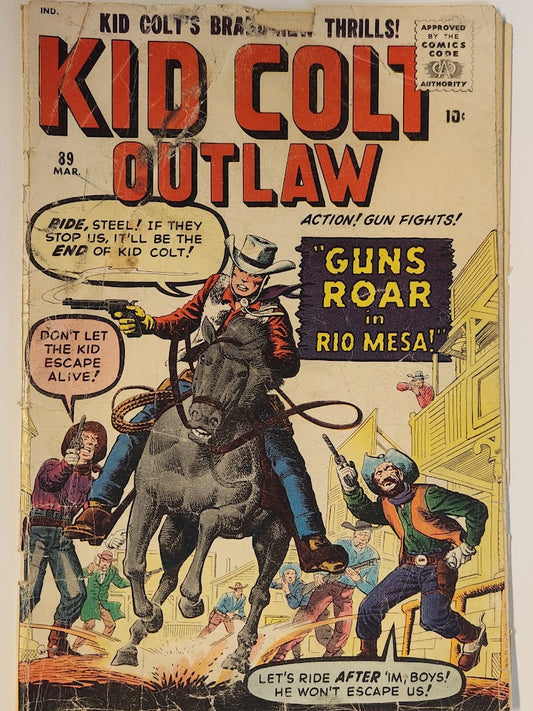 Kid Colt Outlaw #89 - GD
