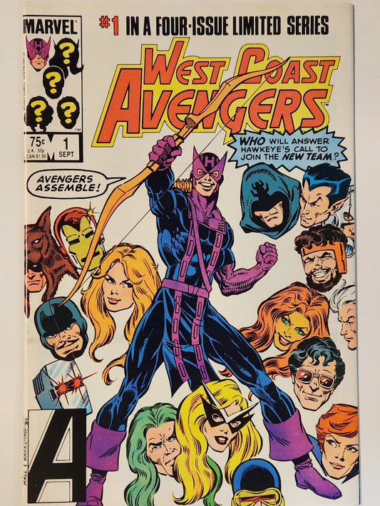 West Coast Avengers #1 - VF