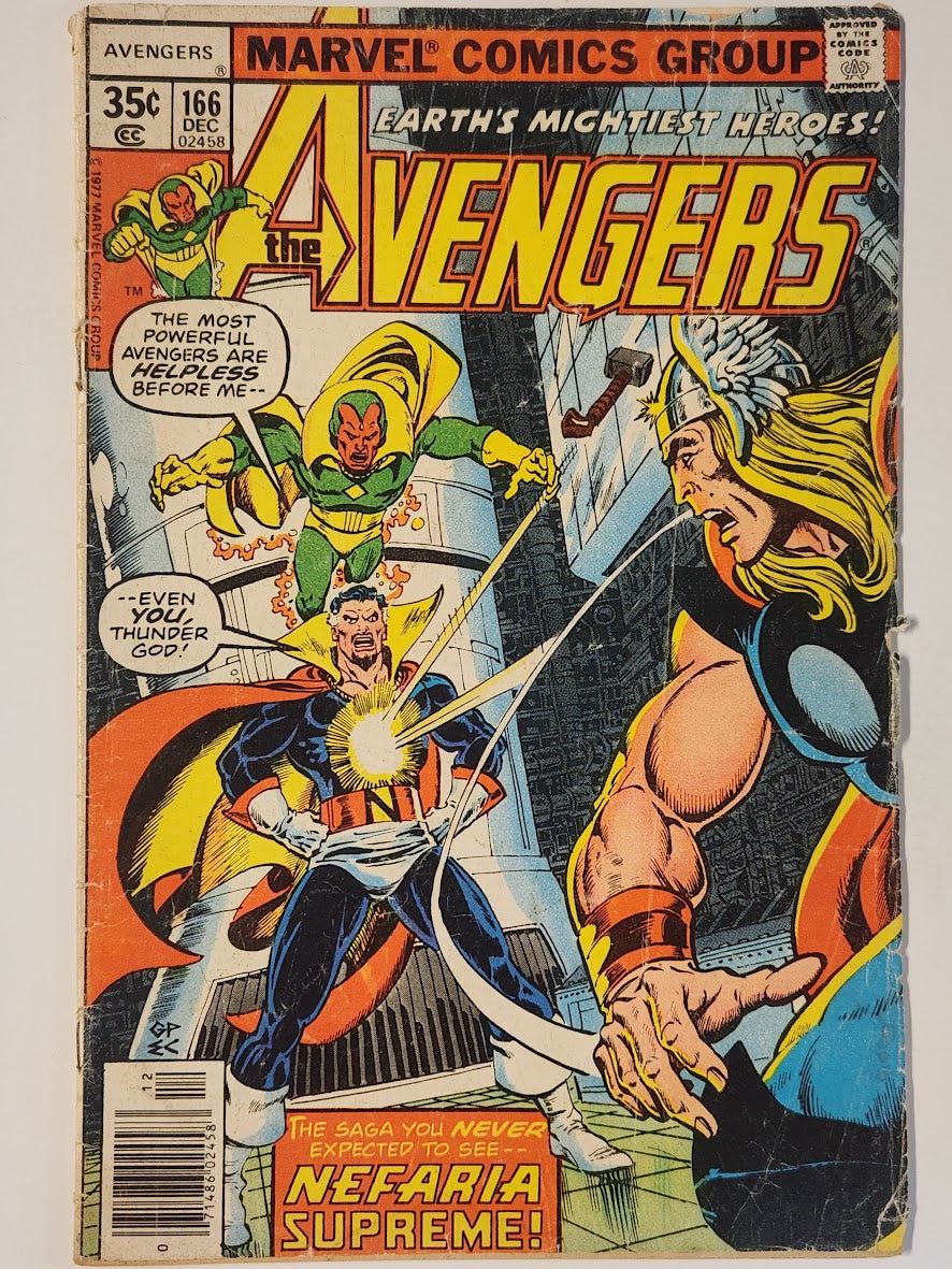 Avengers #166 - GD