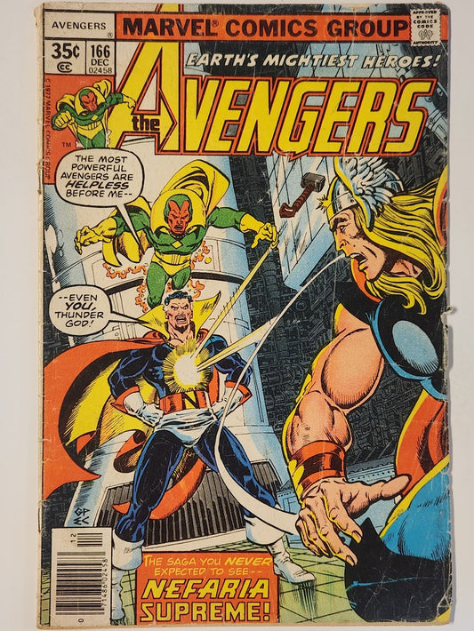 Avengers #166 - GD