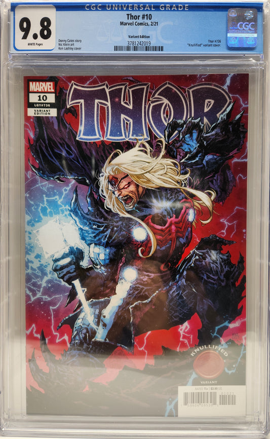 Thor #10 Variant CGC 9.8